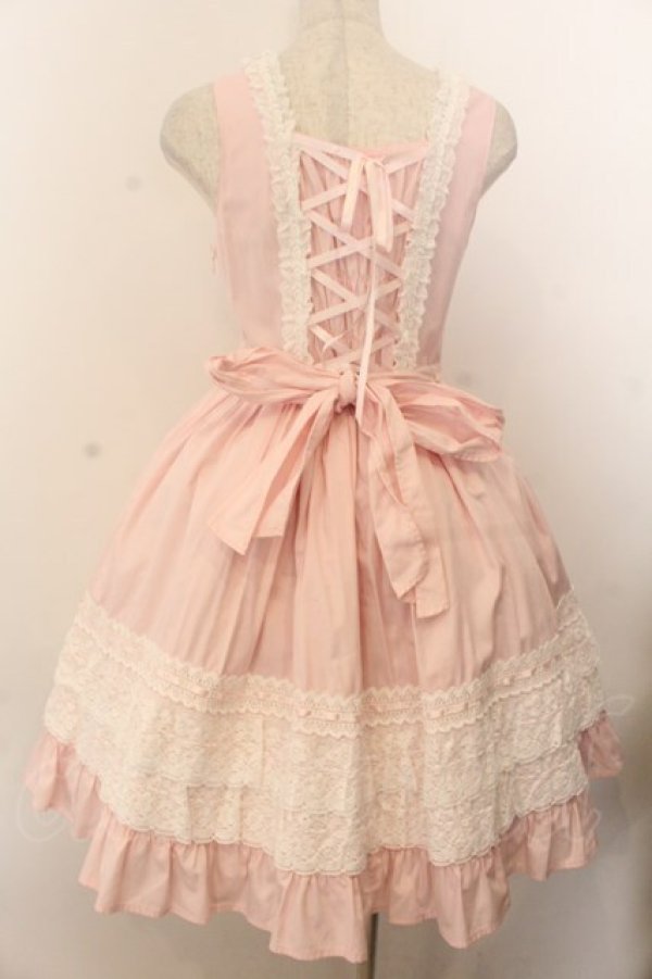 画像5: BABY,THE STARS SHINE BRIGHT / レースフリルジャンパースカート  ピン O-26-01-20-028-BA-OP-IG-OS (5)