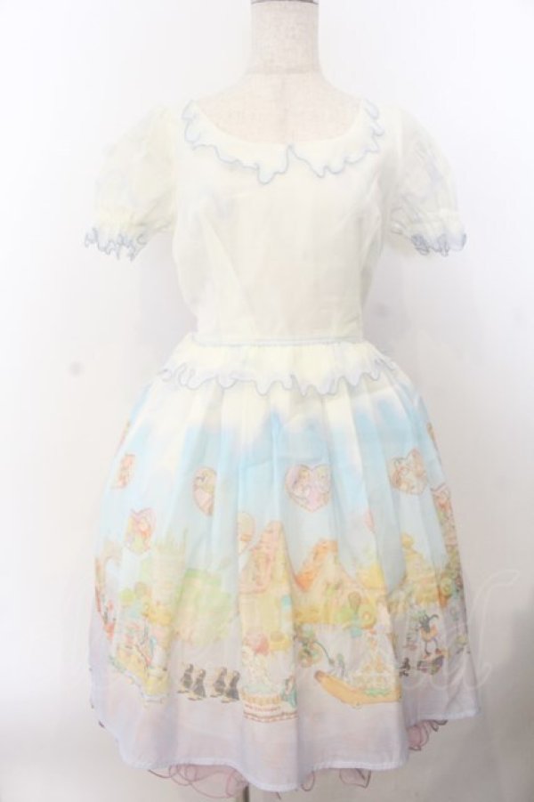 画像1: Secret Honey / ホイップクリーム ワンピース(クッキーのカーニバルver)  アイボリー O-26-01-20-031-CA-OP-IG-OS (1)