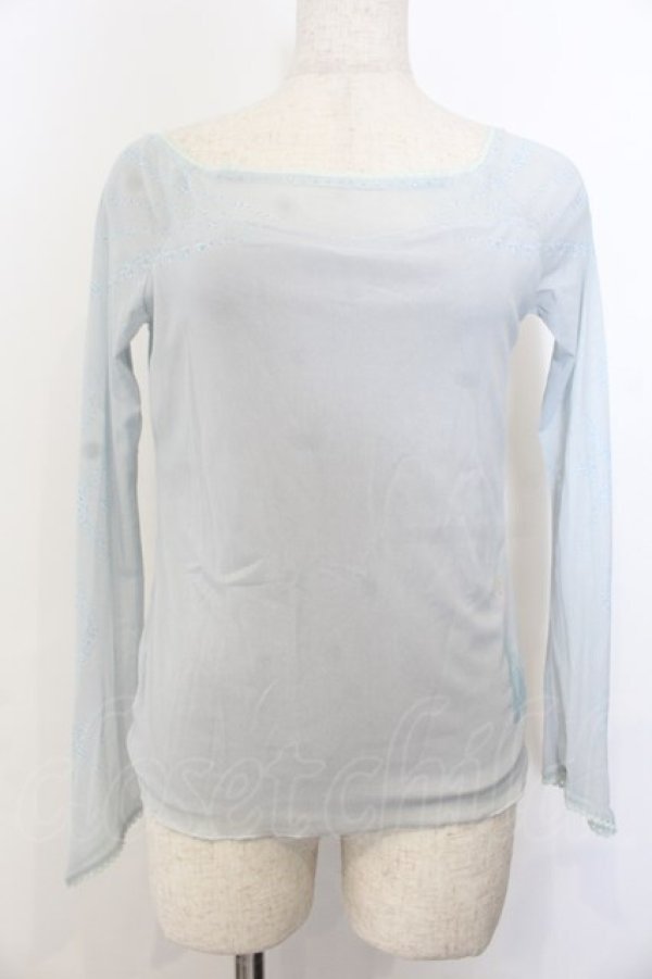 画像1: Secret Honey / チュールトップス（エルサver）  サックス O-26-01-20-034-CA-TO-IG-OS (1)