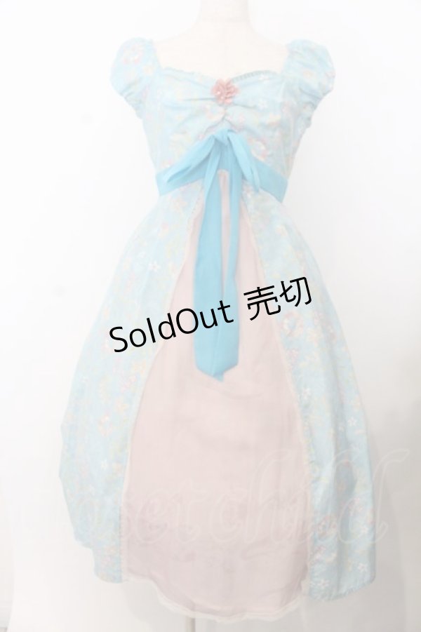 画像1: Secret Honey / ジゼルのカーテンドレス  サックスO-26-01-20-035-CA-OP-IG-ZT593 (1)