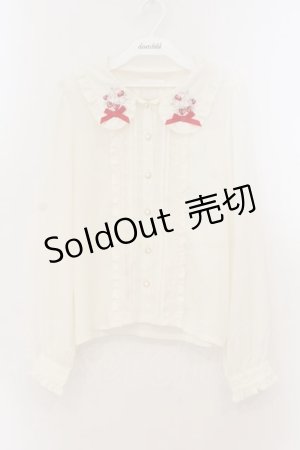 画像: LIZ LISA / ベリーブーケ刺繍ブラウス  ピンク O-26-01-22-003-LO-BL-IG-OS