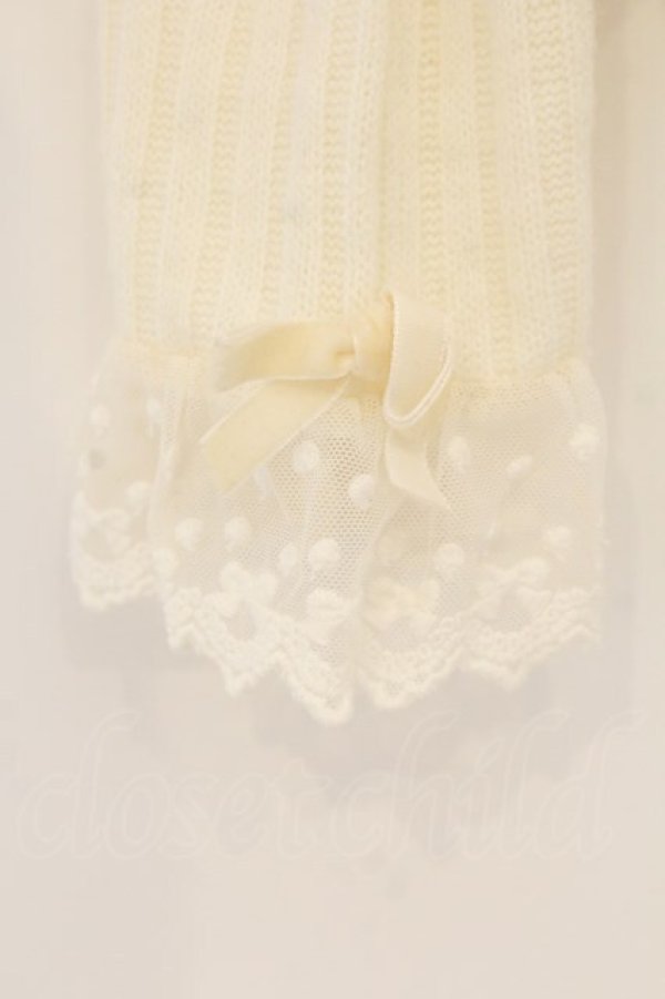 画像3: LIZ LISA / リボンベアーリブペタトップス  オフシロ O-26-01-22-032-LO-SK-IG-OS (3)