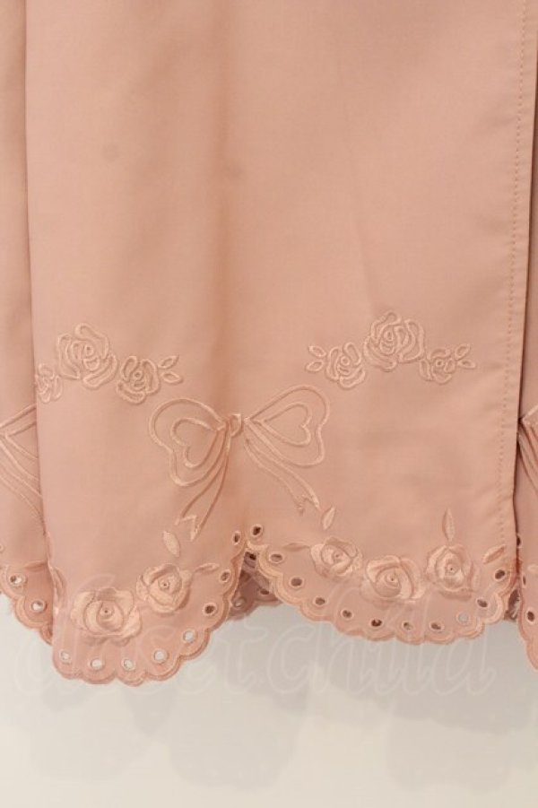 画像2: LIZ LISA / スカラップトレンチコート  ピンク O-26-01-22-033-LO-CO-IG-OS (2)