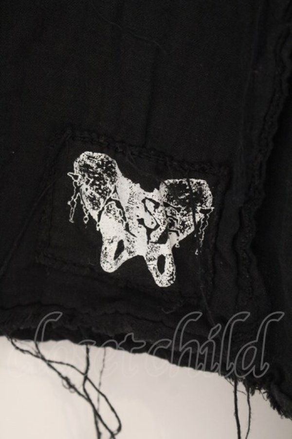 画像5: KASEI / ガーゼシャツ  ブラック O-26-01-22-047-PU-TO-IG-OS (5)