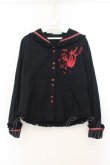 画像1: PUTUMAYO / エンジェルセーラーブラウス  ブラック O-26-01-22-049-PT-BL-IG-OS (1)