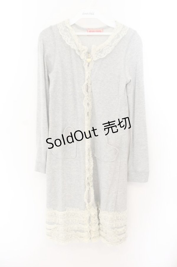 画像1: JESUS DIAMANTE / ハートポケットZIPパーカー  グレー O-26-01-22-051-JE-OP-OW-OS (1)