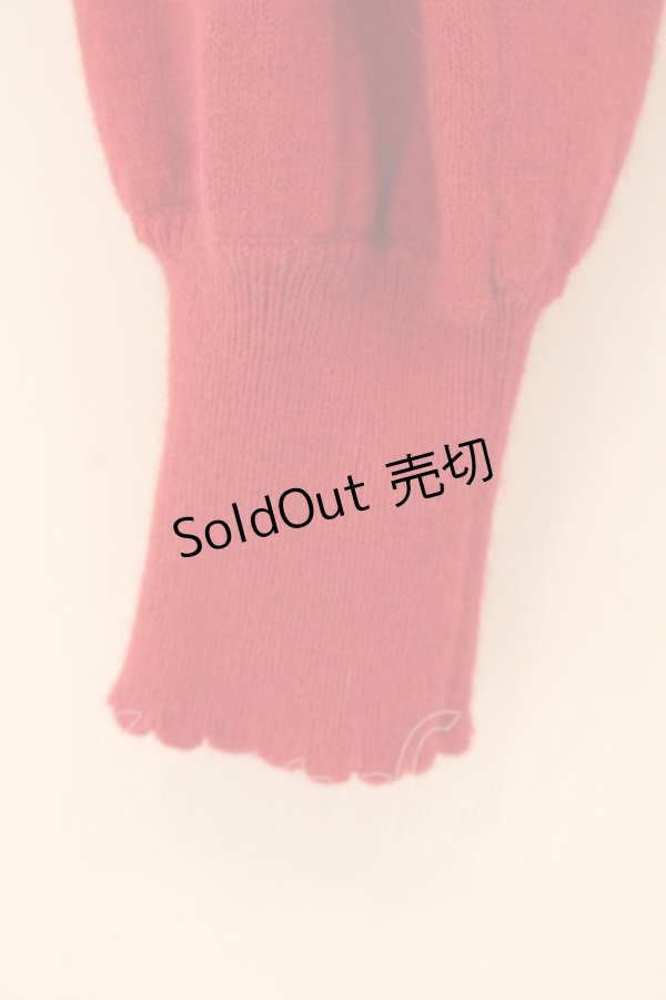 画像4: Leur Getter / フリルニットボレロ M アカ O-26-01-22-053-LU-TO-OW-OS (4)