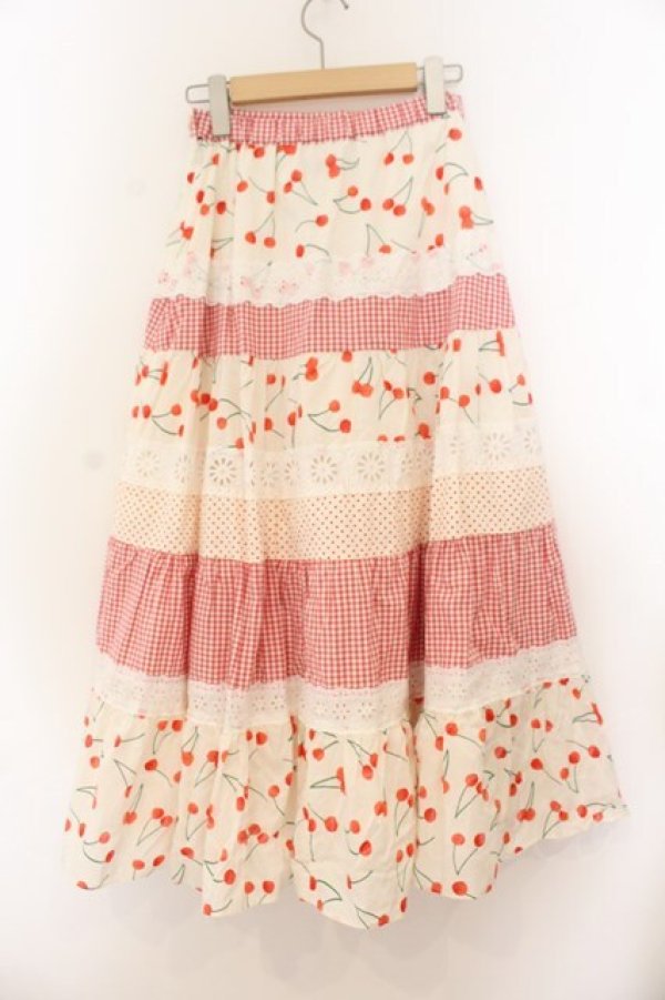 画像4: MILK / チェリーナ　ベリー・マリースカート  ホワイト O-26-01-22-058-ML-SK-OW-OS (4)
