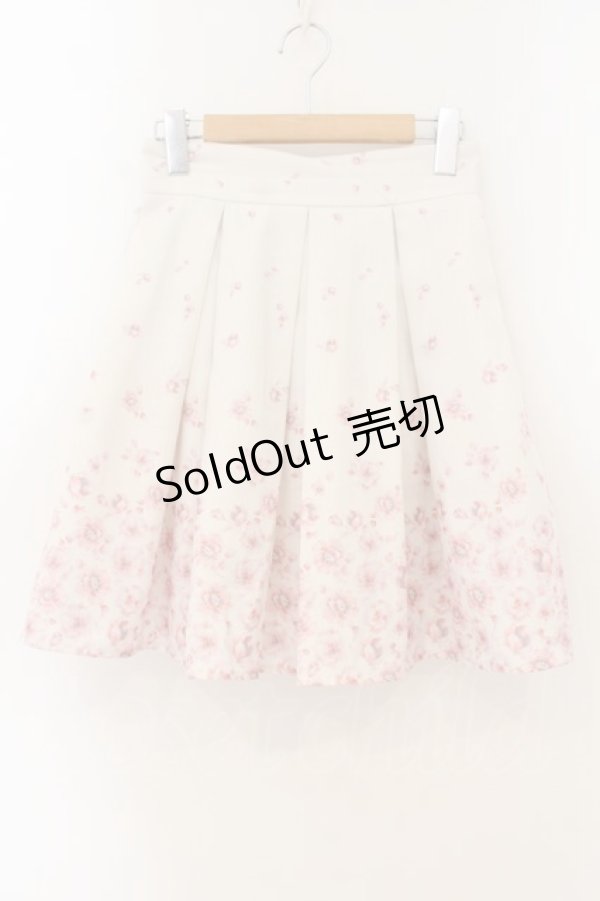 画像1: LIZ LISA / 小花柄スカート  シロ×ピンク O-26-01-22-006-LO-SK-IG-OS (1)