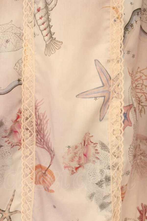 画像2: MILK / sea creaturesロングスカート  ピンク O-26-01-22-065-ML-SK-OW-OS (2)