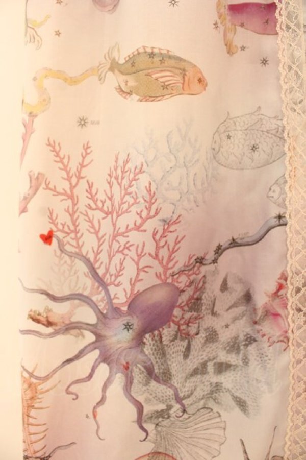 画像3: MILK / sea creaturesロングスカート  ピンク O-26-01-22-065-ML-SK-OW-OS (3)