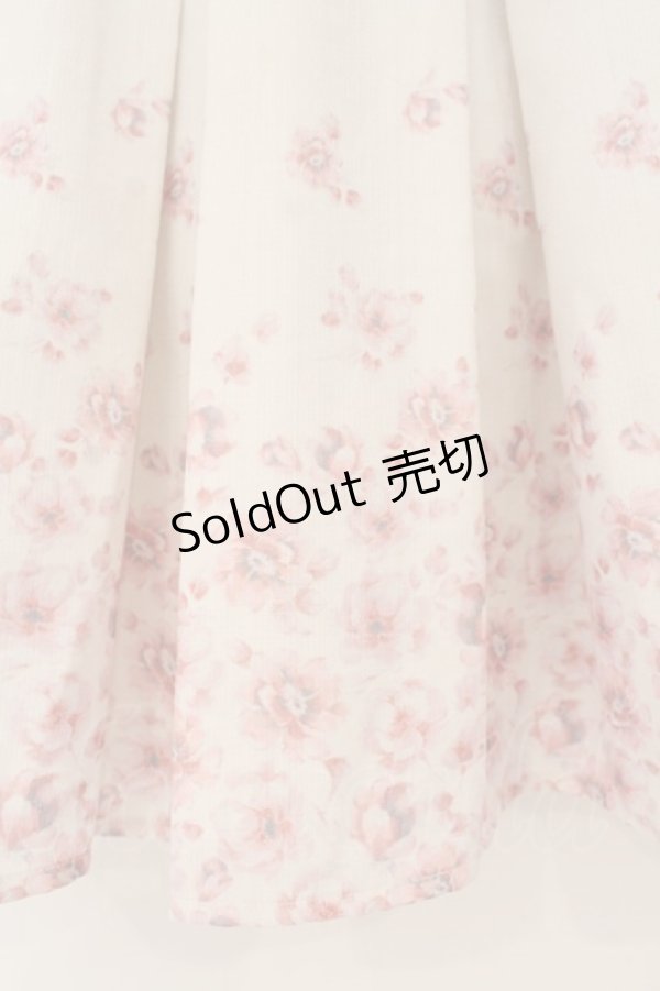 画像2: LIZ LISA / 小花柄スカート  シロ×ピンク O-26-01-22-006-LO-SK-IG-OS (2)