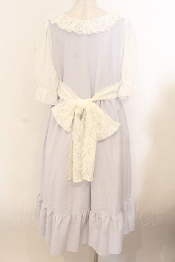 画像4: marcHenTica / レースカラーワンピース サイズ(採寸をご確認ください) グレー O-26-01-22-071-LO-OP-OW-OS (4)