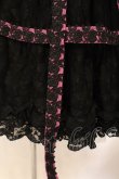 画像4: h.NAOTO / Rose Bird Cage Dress ジャンパースカート  ピンク×ブラック O-26-01-22-072-HN-OP-IG-OS (4)