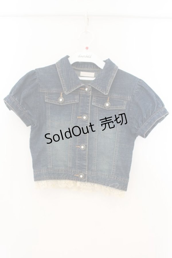 画像1: LIZ LISA / パフスリーブデニムジャケット  インディゴ O-26-01-22-008-LO-JA-IG-OS (1)