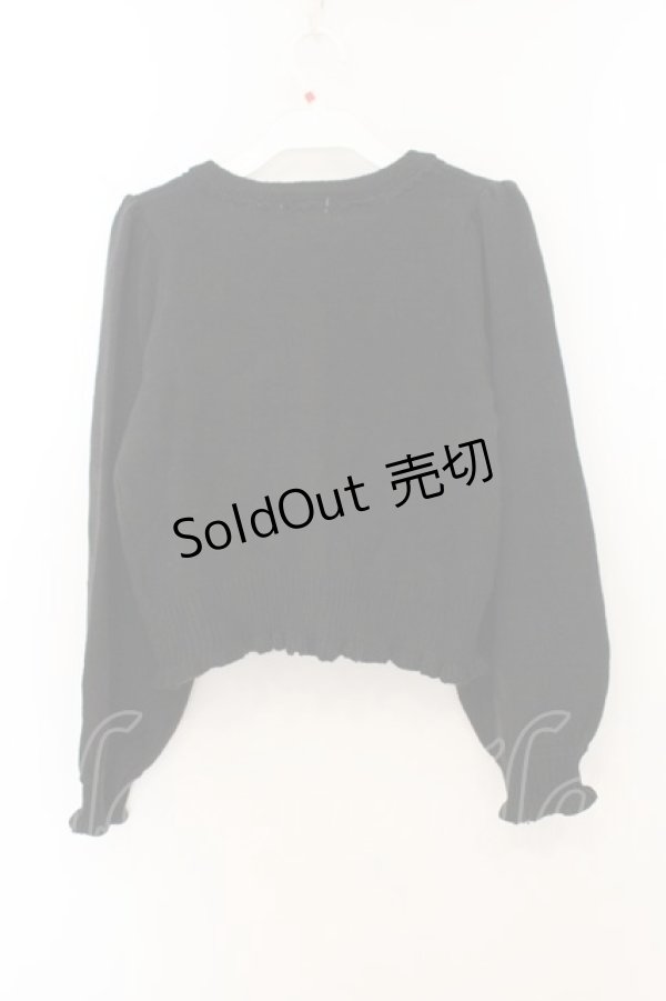 画像2: axes femme kawaii / カーディガン M クロ O-26-01-22-084-AX-TO-OW-OS (2)