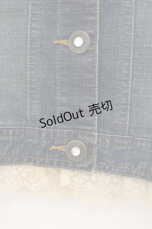 画像2: LIZ LISA / パフスリーブデニムジャケット  インディゴ O-26-01-22-008-LO-JA-IG-OS (2)