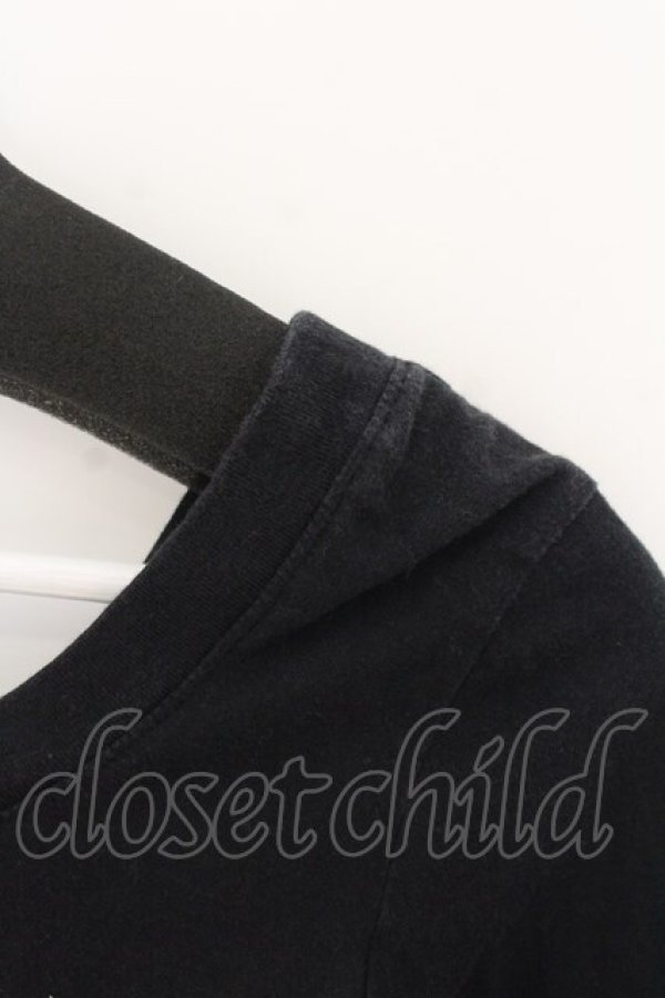 画像2: KASEI / ロングスリーブショートカッソー L ブラック O-26-01-22-087-PU-TO-IG-OS (2)