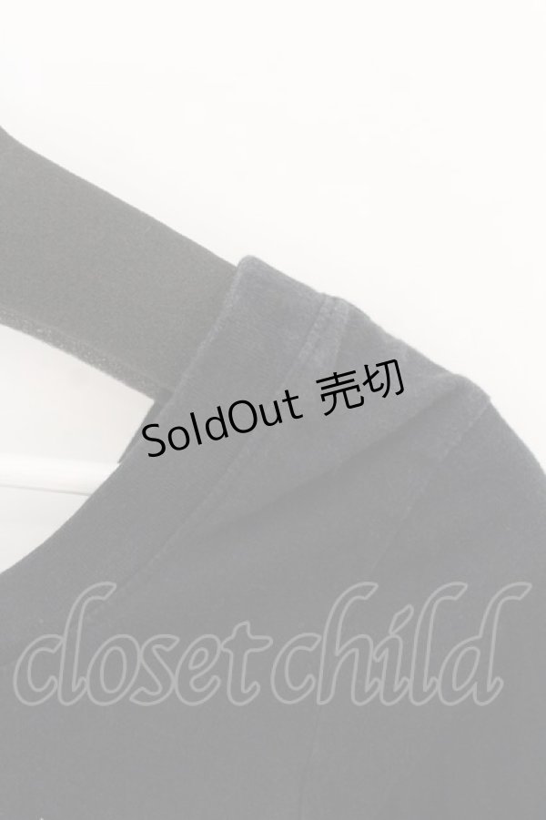 画像2: KASEI / ロングスリーブショートカッソー L ブラック O-26-01-22-087-PU-TO-IG-ZT577 (2)