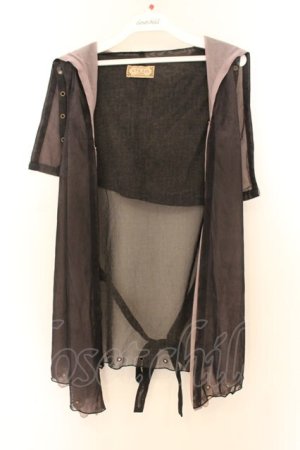 画像: STEAM / メッシュレイヤードジレ  ブラック×ベージュ O-26-01-22-090-HN-TO-IG-OS