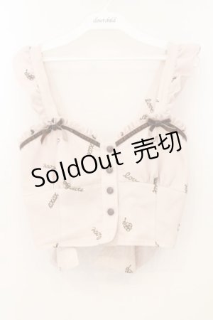 画像: LIZ LISA / チョコペン柄ビスチェ  アイボリー O-26-01-22-009-LO-TO-IG-OS