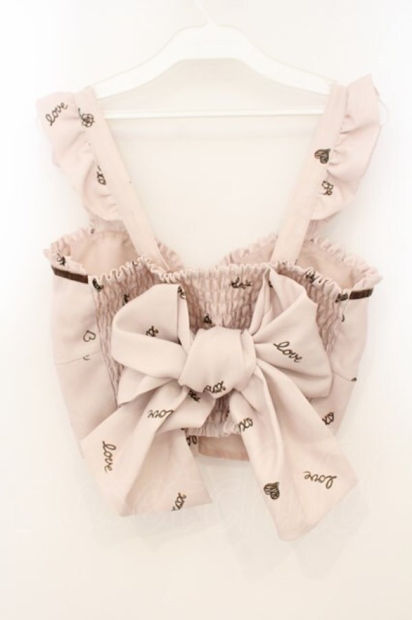 画像3: LIZ LISA / チョコペン柄ビスチェ  アイボリー O-26-01-22-009-LO-TO-IG-OS (3)