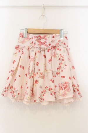 画像: LIZ LISA / ストロベリーラビットスカパン  ピンク O-26-01-22-013-LO-PA-IG-OS