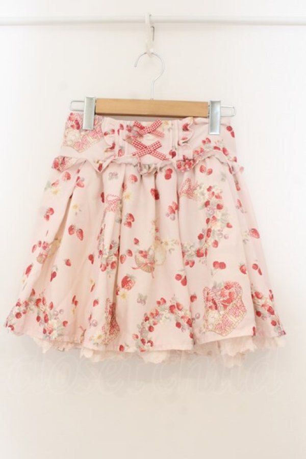 画像1: LIZ LISA / ストロベリーラビットスカパン  ピンク O-26-01-22-013-LO-PA-IG-OS (1)