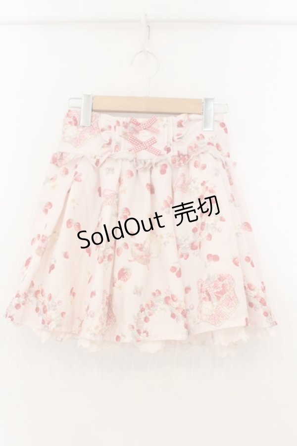 画像1: LIZ LISA / ストロベリーラビットスカパン  ピンク O-26-01-22-013-LO-PA-IG-OS (1)