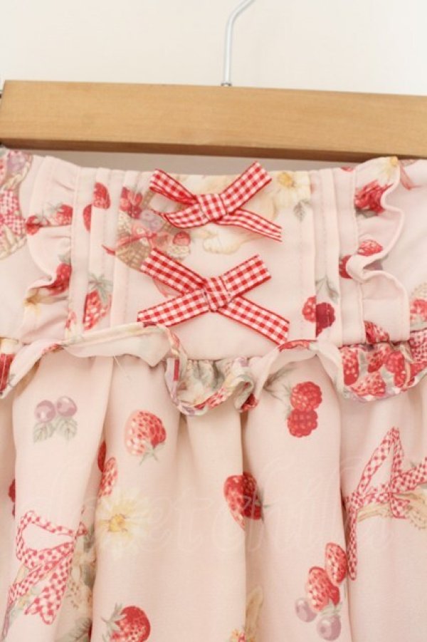 画像2: LIZ LISA / ストロベリーラビットスカパン  ピンク O-26-01-22-013-LO-PA-IG-OS (2)