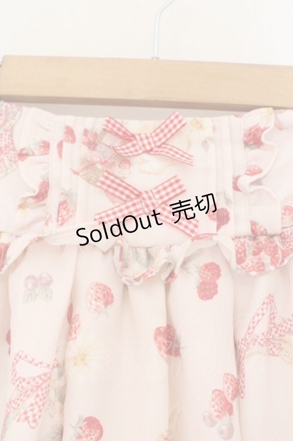 画像2: LIZ LISA / ストロベリーラビットスカパン  ピンク O-26-01-22-013-LO-PA-IG-OS (2)