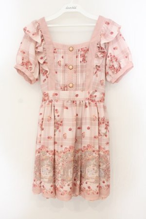 画像: LIZ LISA / 木苺柄ワンピース  ピンク O-26-01-22-015-LO-OP-IG-OS