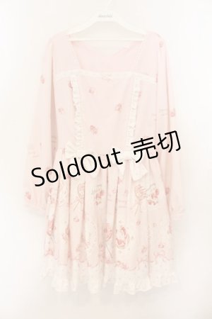 画像: LIZ LISA / スウィートプレートワンピース  ピンク O-26-01-22-016-LO-OP-IG-OS