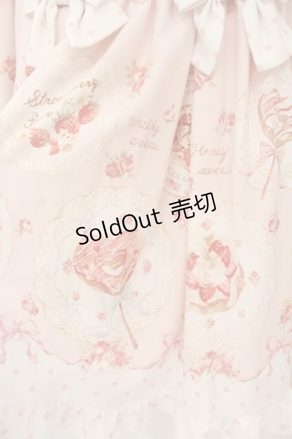 画像3: LIZ LISA / スウィートプレートワンピース  ピンク O-26-01-22-016-LO-OP-IG-OS (3)