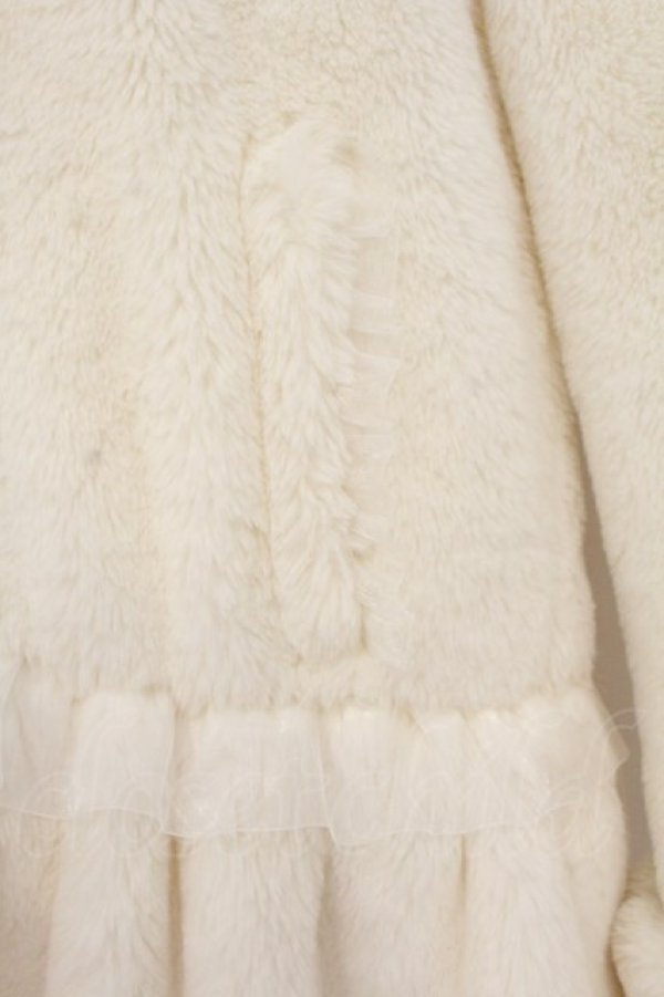 画像2: LIZ LISA / フード付きファーコート  オフシロ O-26-01-22-017-LO-CO-IG-OS (2)