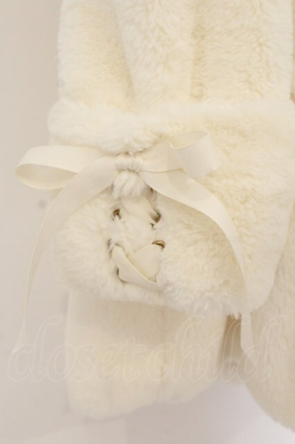 画像3: LIZ LISA / フード付きファーコート  オフシロ O-26-01-22-017-LO-CO-IG-OS (3)