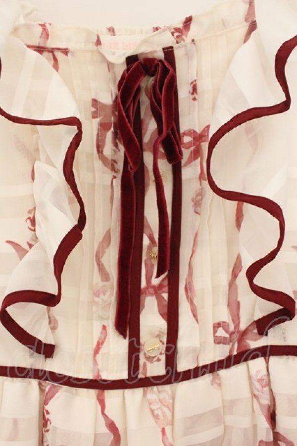 画像2: LIZ LISA / イングリッシュローズワンピース  オフシロ×アカ O-26-01-22-018-LO-OP-IG-OS (2)