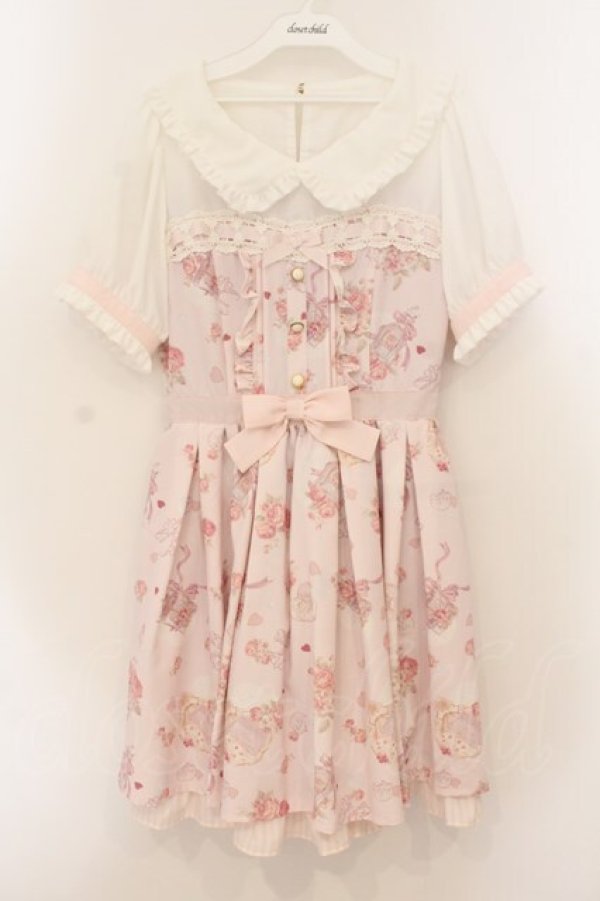 画像1: LIZ LISA / スウィートサボンワンピース  ピンク O-26-01-22-019-LO-OP-IG-OS (1)