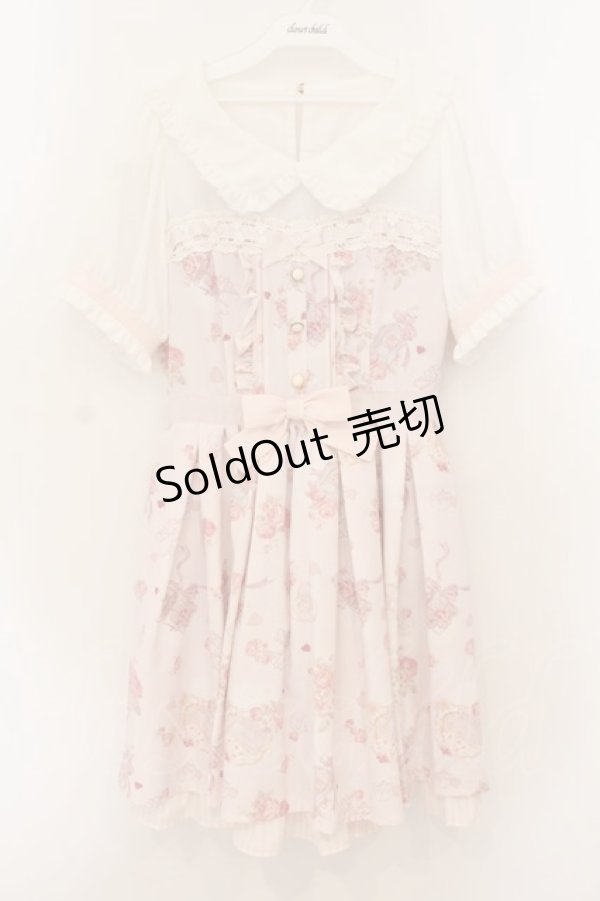 画像1: LIZ LISA / スウィートサボンワンピース  ピンク O-26-01-22-019-LO-OP-IG-OS (1)