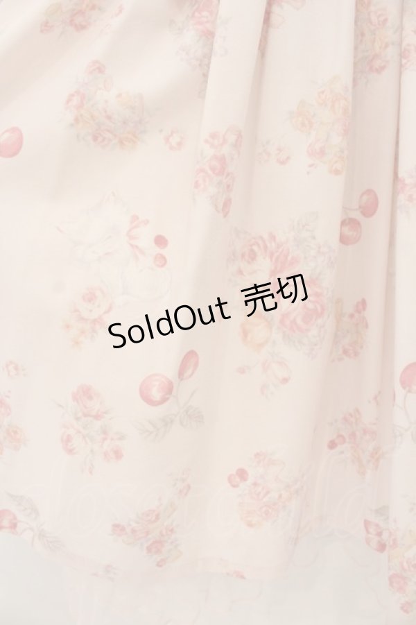 画像3: LIZ LISA / キャットチェリーワンピース  ピンク O-26-01-22-024-LO-OP-IG-OS (3)