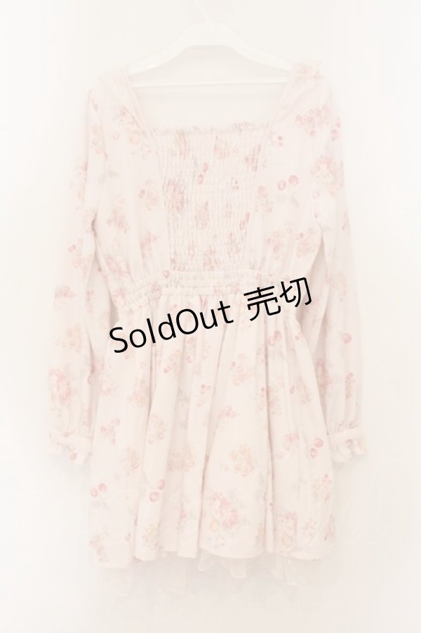 画像4: LIZ LISA / キャットチェリーワンピース  ピンク O-26-01-22-024-LO-OP-IG-OS (4)