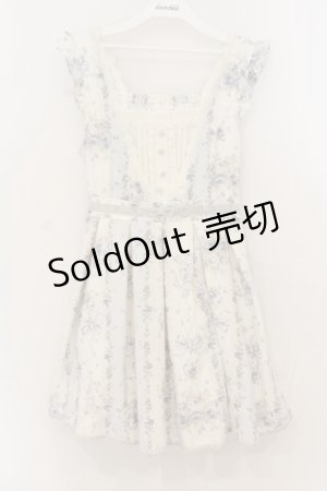 画像: LIZ LISA / フラワーシャンデリアジャンスカ  アイボリー×サックス O-26-01-22-026-LO-OP-IG-OS