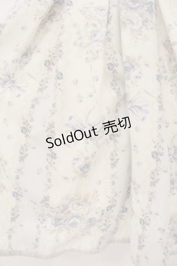 画像3: LIZ LISA / フラワーシャンデリアジャンスカ  アイボリー×サックス O-26-01-22-026-LO-OP-IG-OS (3)