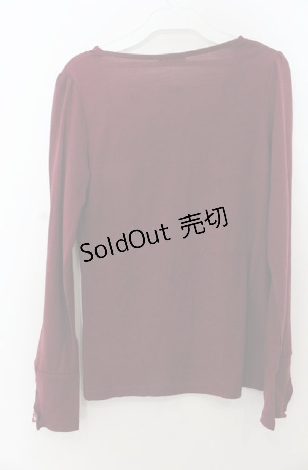 画像2: axes femme / レース重ね巻きバラインナー M ワイン O-26-01-23-054-AX-TO-OW-OS (2)