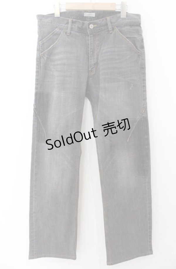 画像1: Karl Helmut / パッチダメージデニムパンツ XL グレー O-26-01-23-007-EL-PA-YM-ZT137 (1)