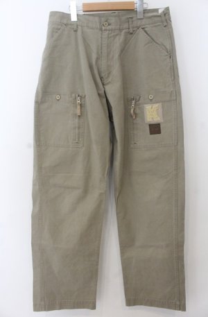 画像: Karl Helmut / ジップポケットワイドパンツ  カーキ O-26-01-23-008-EL-PA-YM-ZT137