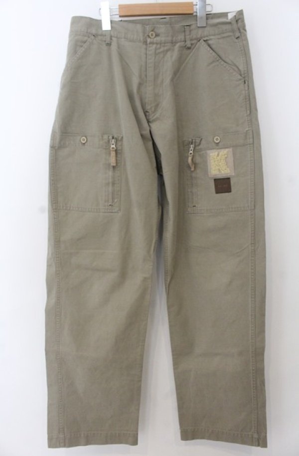 画像1: Karl Helmut / ジップポケットワイドパンツ  カーキ O-26-01-23-008-EL-PA-YM-OS (1)