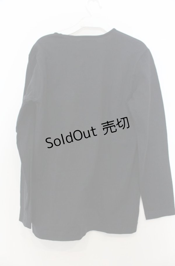 画像2: PINK HOUSE / リボン使いカットソー L クロ O-26-01-23-018-LO-TO-OW-OS (2)