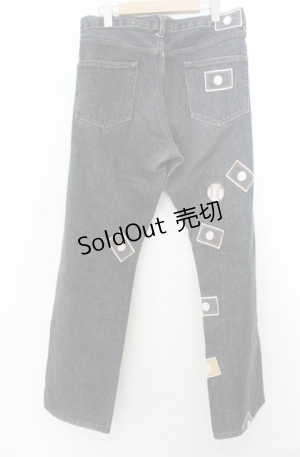 画像2: Karl Helmut / ベースボールパッデニムパンツ LL グレー O-26-01-23-002-EL-PA-YM-ZT144 (2)