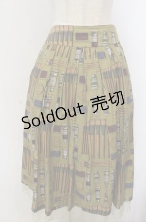 画像: Jane Marple / Painting Kitドレススカート M イエロー系 O-26-01-23-022-JM-SK-OW-OS